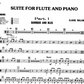 Claude Bolling - Suite For Flute And Jazz Piano Trio - Score/Parts Book