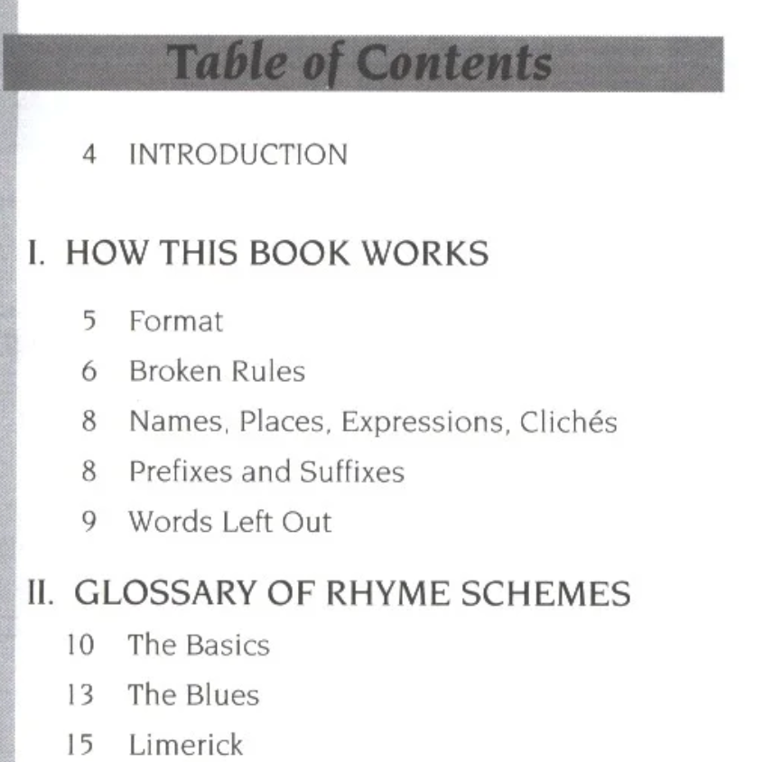 Essential Songwriters Rhyming Dictionary Book