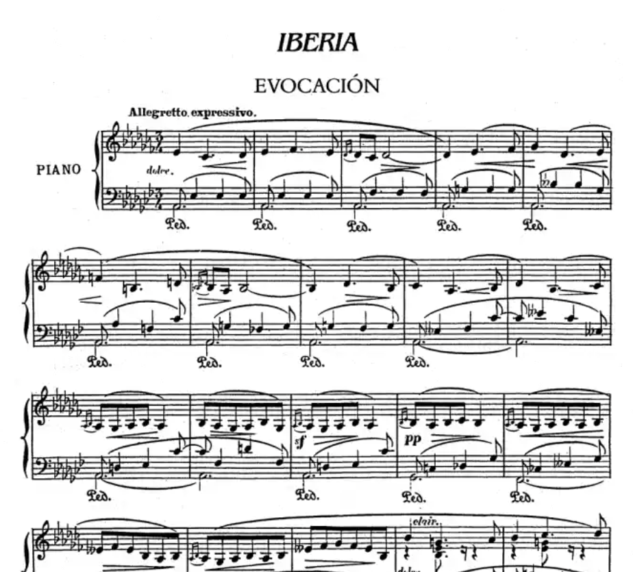 Isaac Albeniz - Iberia And Espana Piano Book