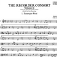The Recorder Consort - Book 2 (44 Pieces)