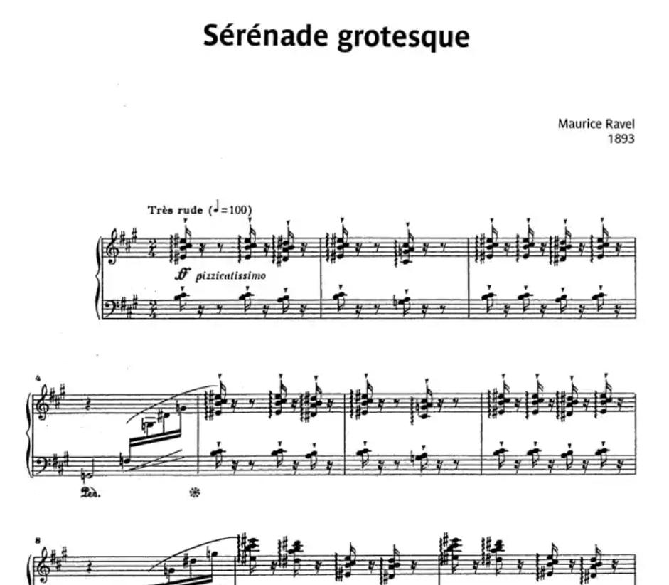 Maurice Ravel Works For Piano Book (24 Pieces)