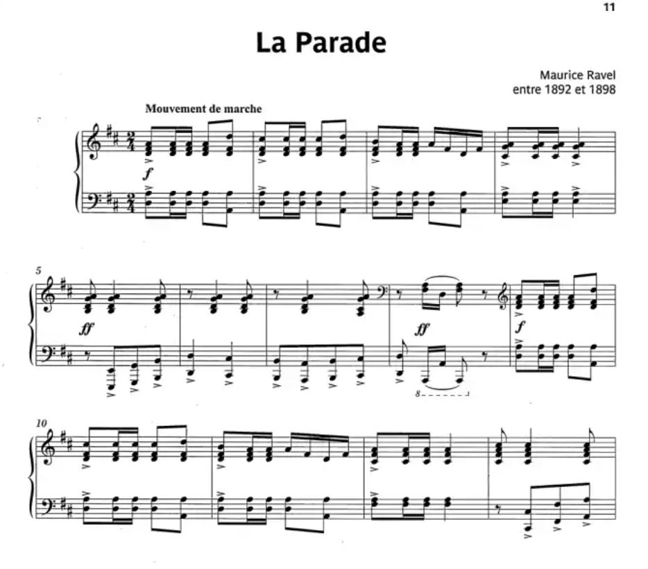 Maurice Ravel Works For Piano Book (24 Pieces)