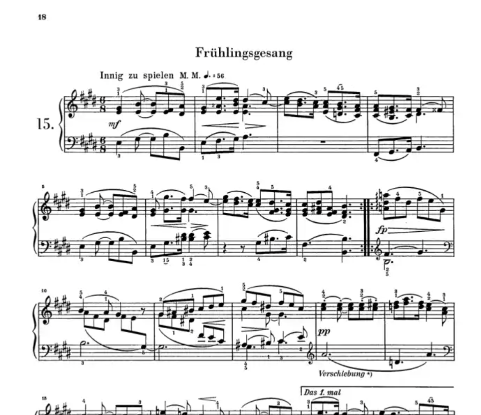Schumann - Album For The Young Op 68 Piano Book (Urtext Edition)