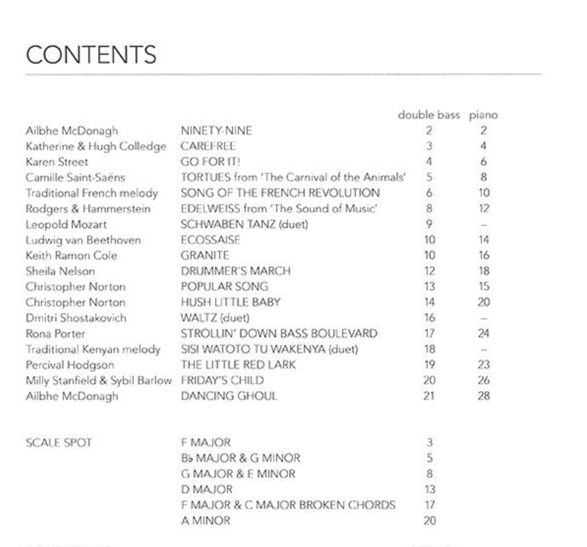 Grade By Grade Double Bass Grade 2 Book/Ola