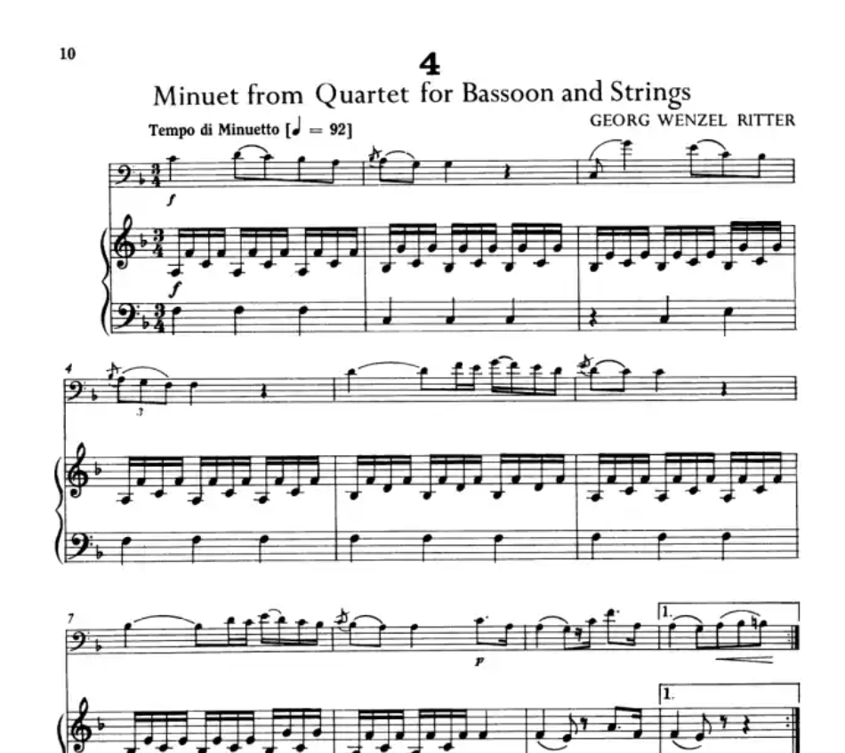 Bassoon Solos Volume 1 Book with Piano Accompaniment