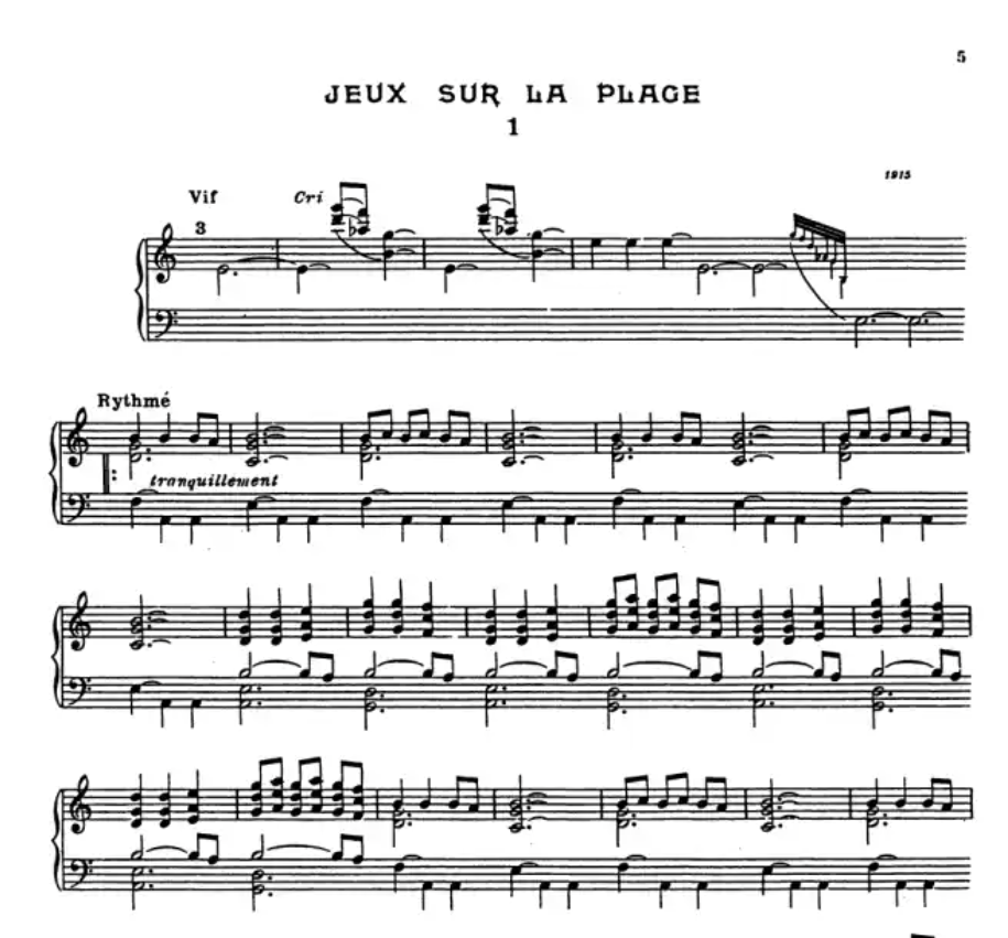 Frederic Mompou - Scenes Denfants For Piano Book
