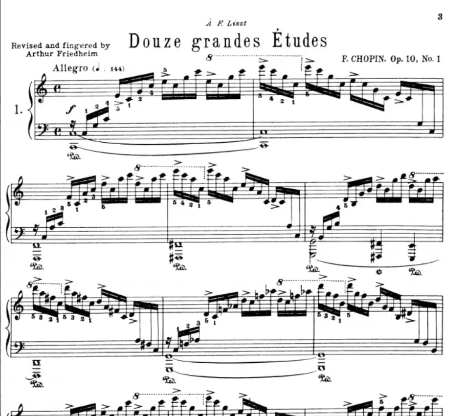 Chopin - Etudes For Piano Book