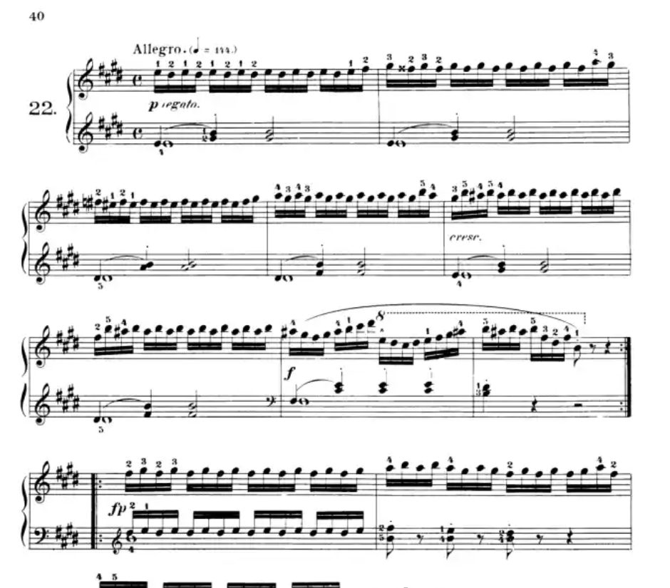 Carl Czerny - 30 New Studies in Technics Op. 849 Piano Book