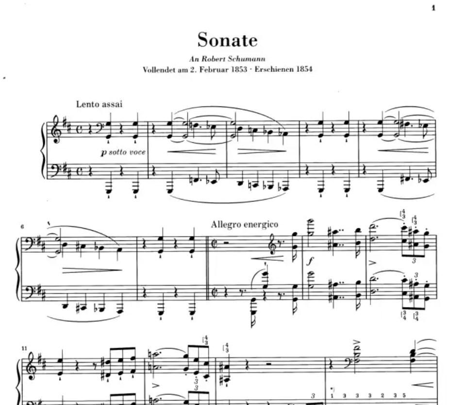 Liszt - Piano Sonata B Minor Book