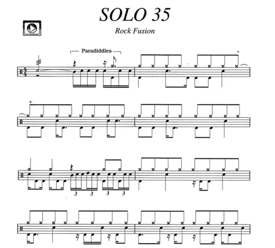 66 Drum Solos For The Modern Drummer Book/Ola