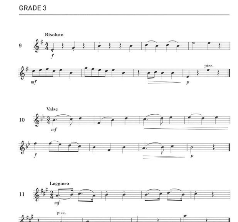 ABRSM Violin Specimen Sight Reading Book Grades 1-5 (2012 Edition)