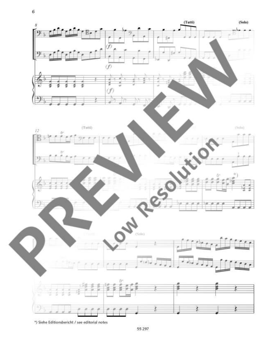 Vivaldi Concerto in G Minor RV 531 for 2 Cellos with Piano Accompaniment Book