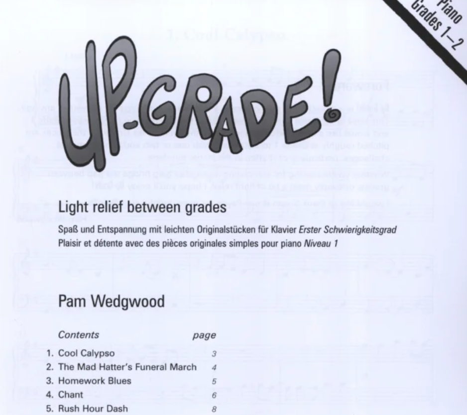 Up Grade! Piano Grade 1-2 Book
