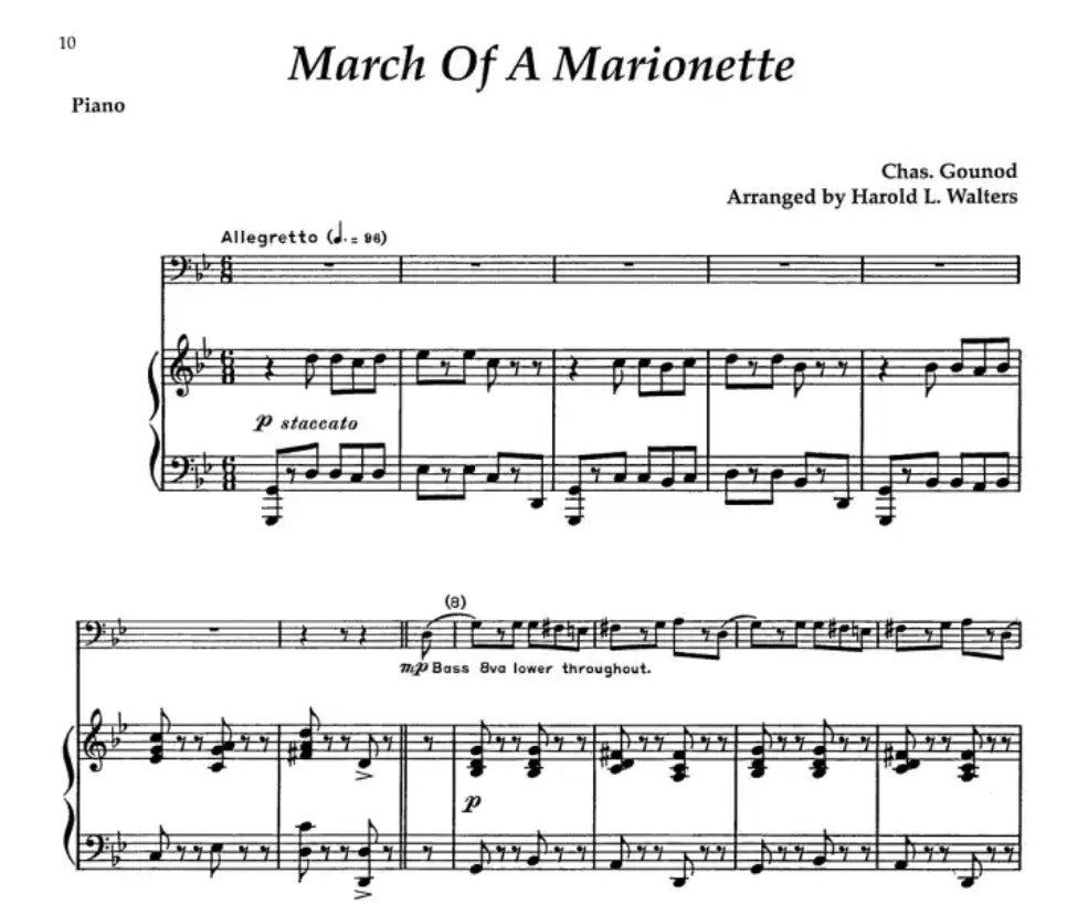 Rubank Book of Trombone/Baritone B.C. Solos - Easy to Intermediate