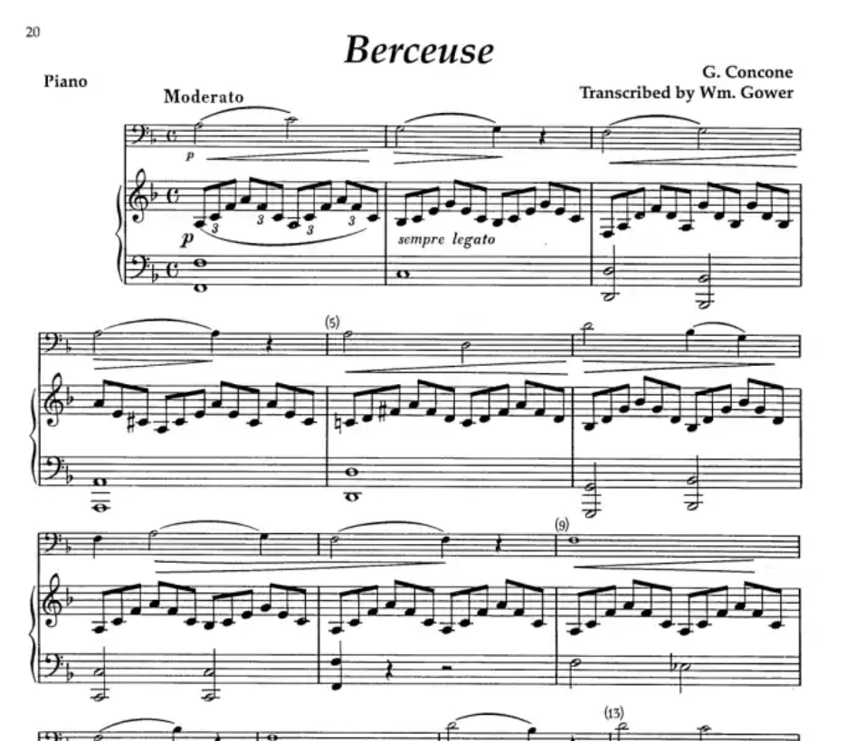 Rubank Book of Trombone/Baritone B.C. Solos - Easy to Intermediate