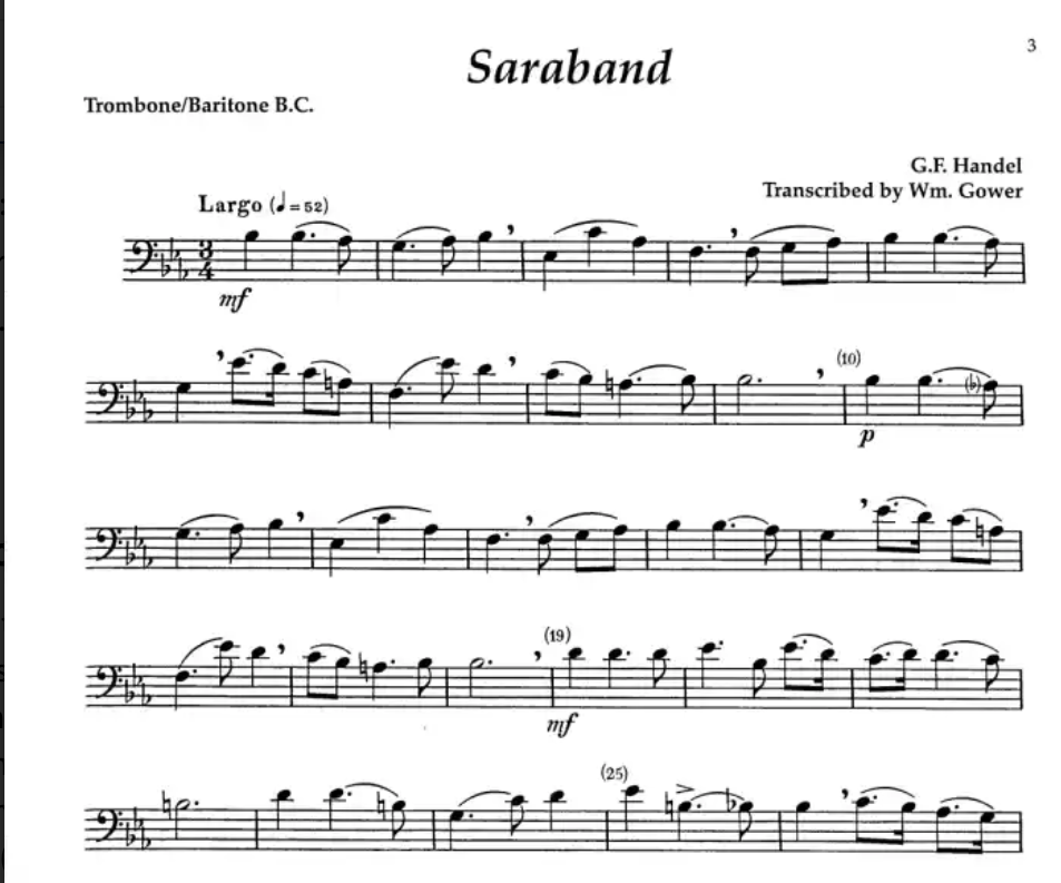 Rubank Book of Trombone/Baritone B.C. Solos - Easy to Intermediate