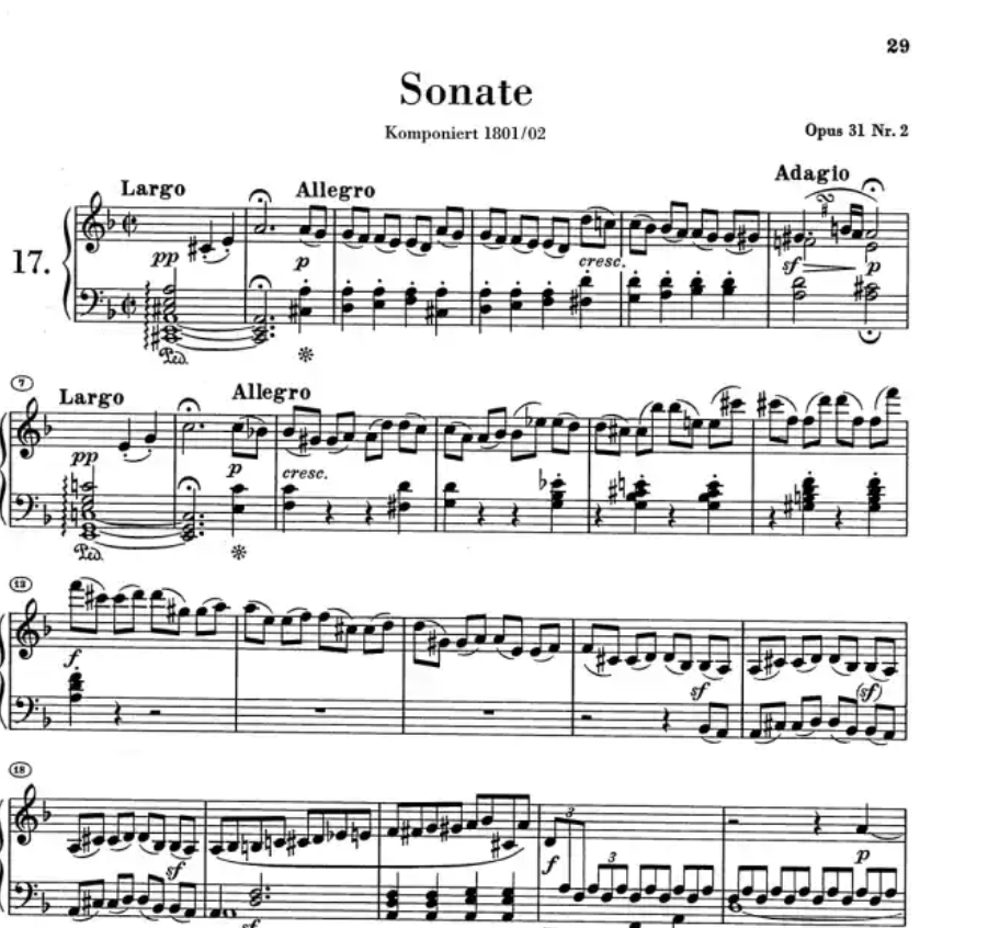 Beethoven - Sonatas Volume 2 Piano Urtext Edition Book (Without Fingering)
