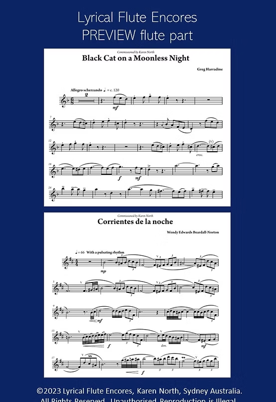 Karen North - Lyrical Flute Encores Book