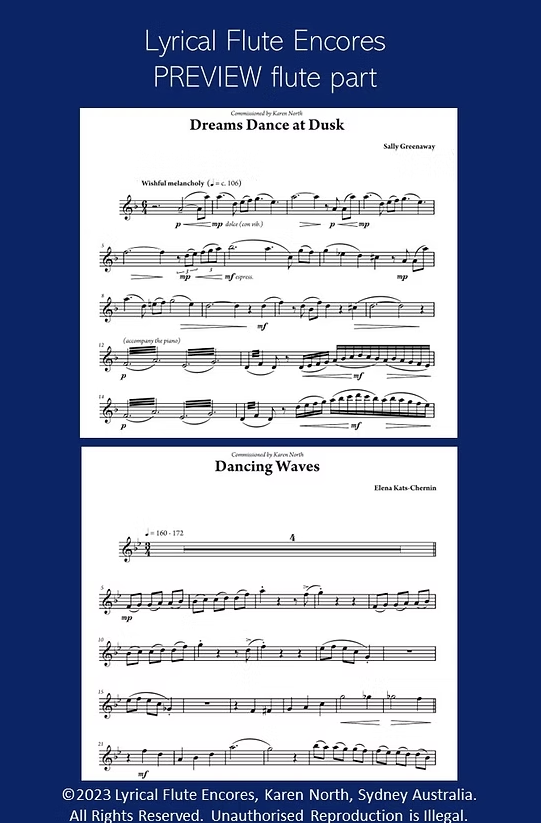 Karen North - Lyrical Flute Encores Book
