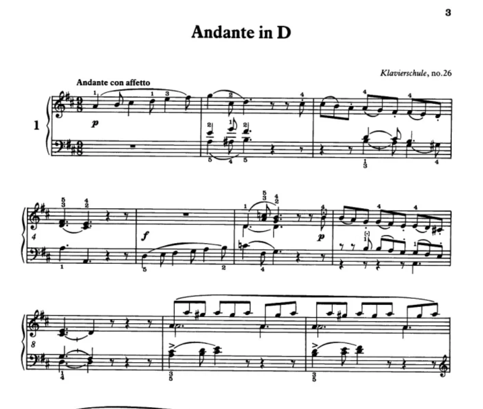 Johann Nepomuk Hummel - Sixteen Short Pieces Piano Book