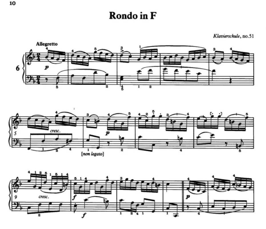 Johann Nepomuk Hummel - Sixteen Short Pieces Piano Book