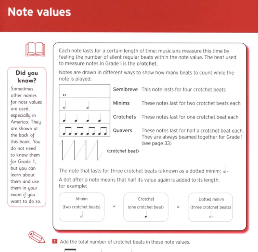 Trinity Theory Of Music Workbook - Grade 1 Book