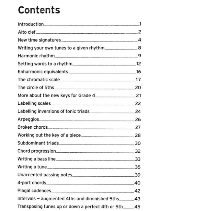 Trinity Theory Of Music Workbook - Grade 4 Book