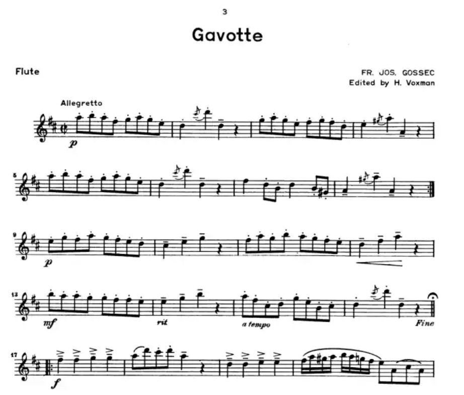 Rubank Concert And Contest Collection - Flute Solo Book (14 Pieces)