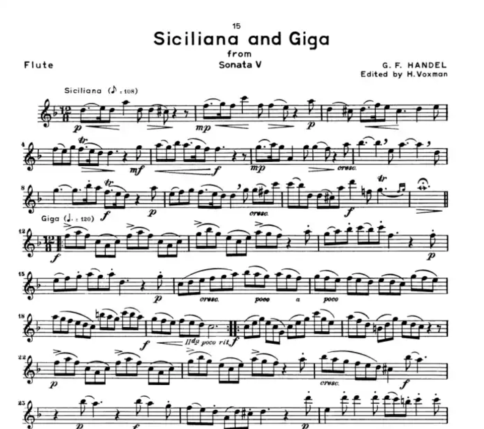 Rubank Concert And Contest Collection - Flute Solo Book (14 Pieces)