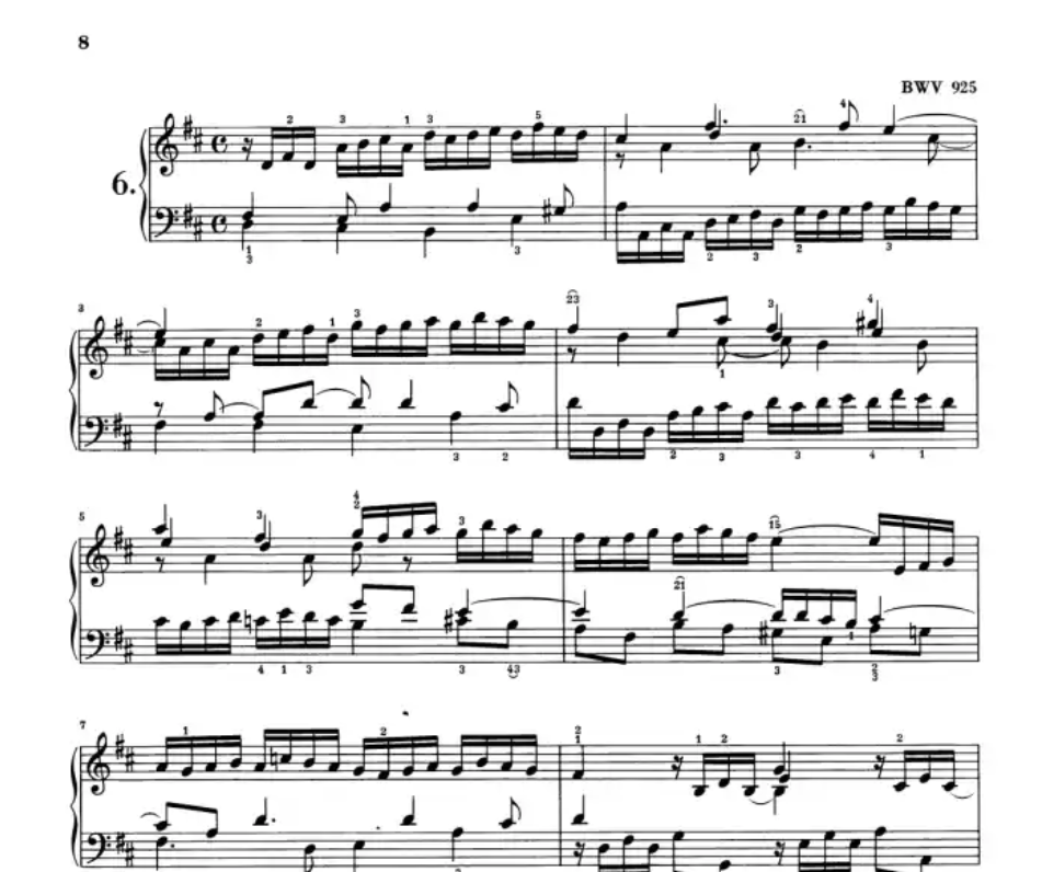 J.S Bach - Little Preludes And Fugues Urtext Book (26 Short Pieces)
