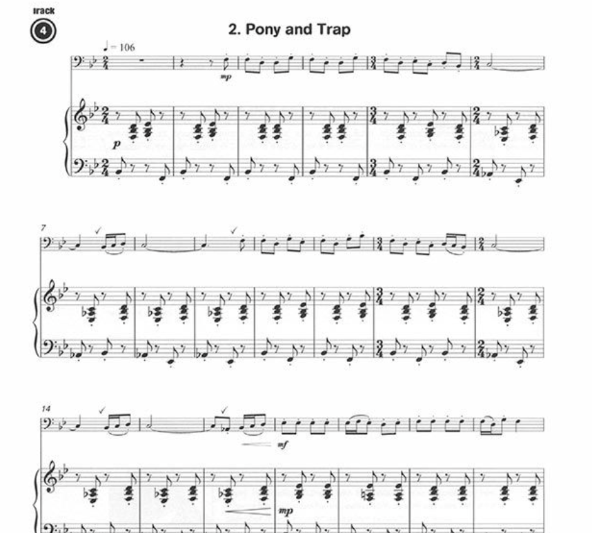 Philip Sparke - Skilful Solos for Baritone or Euphonium (TC & BC) Book/Ola (20 Progressive Pieces)