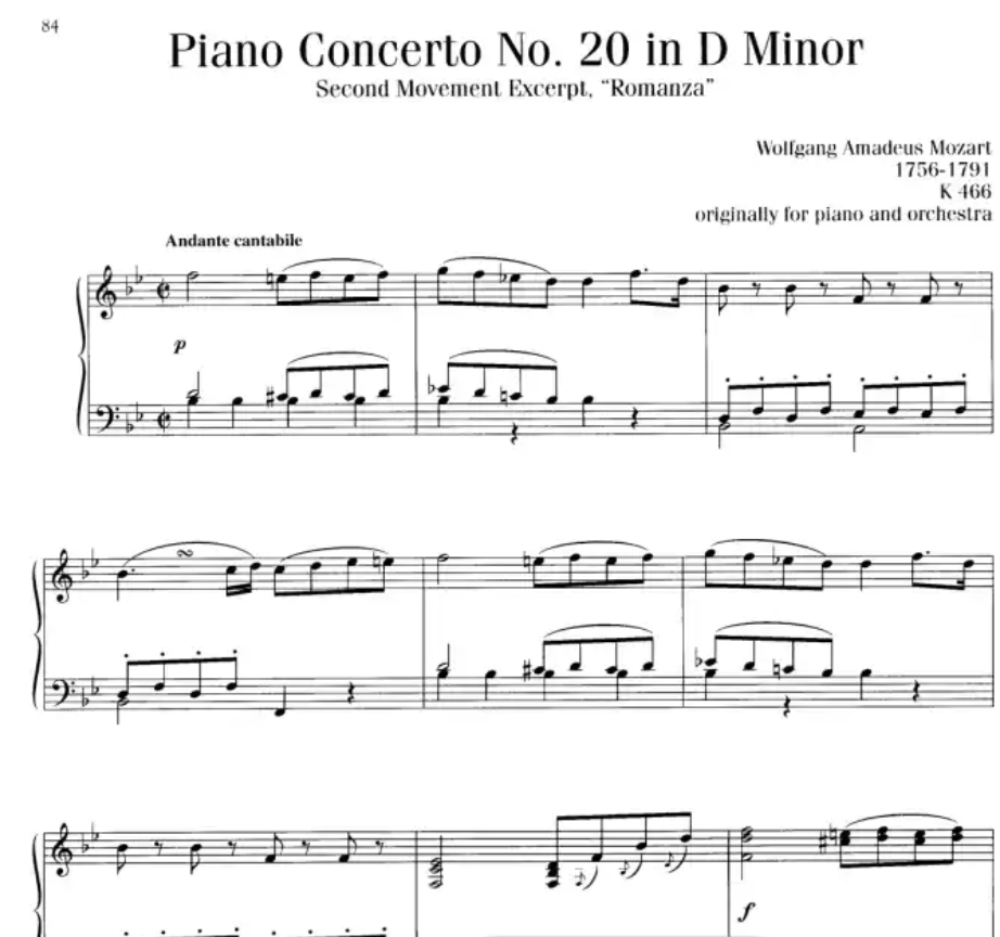 Mozart Intermediate To Advanced Piano Solo Book (45 Selections)