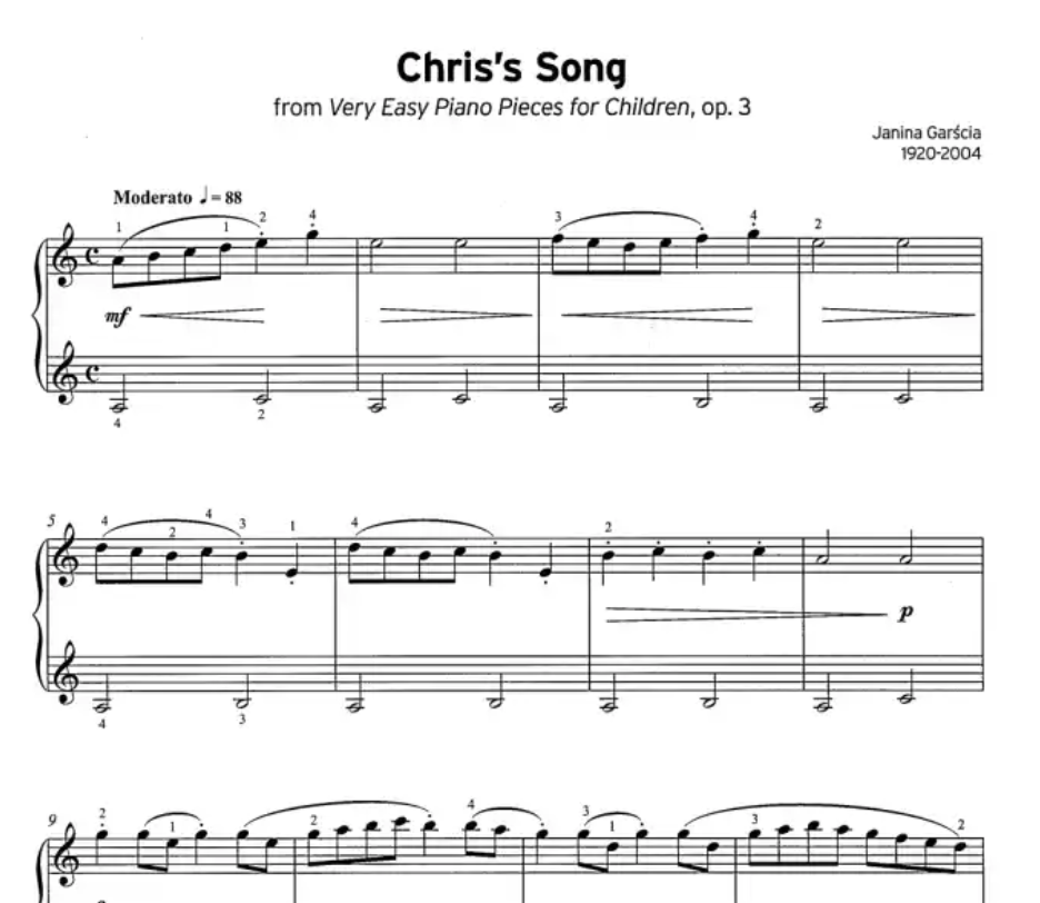 Trinity Piano Exam Pieces & Exercises Grade 1 (2023)