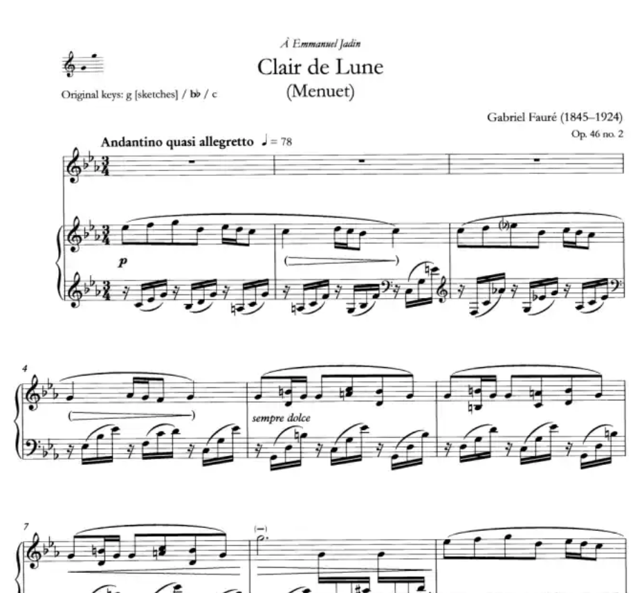 Gabriel Faure - The Complete Songs Volume 3 High Voice Book/Ola