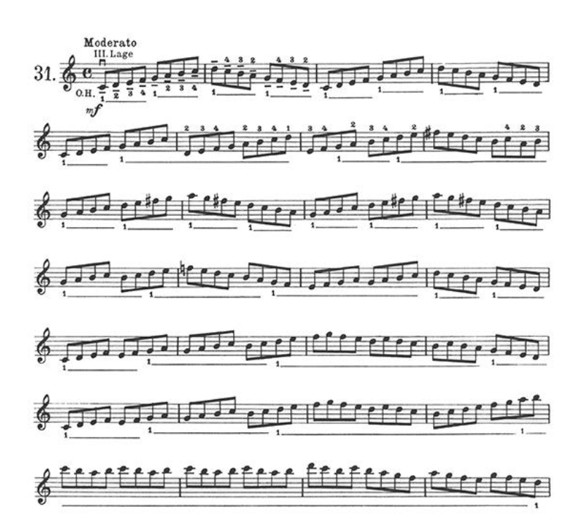Wohlfahrt - 60 Studies Op 45 For Violin Solo Book