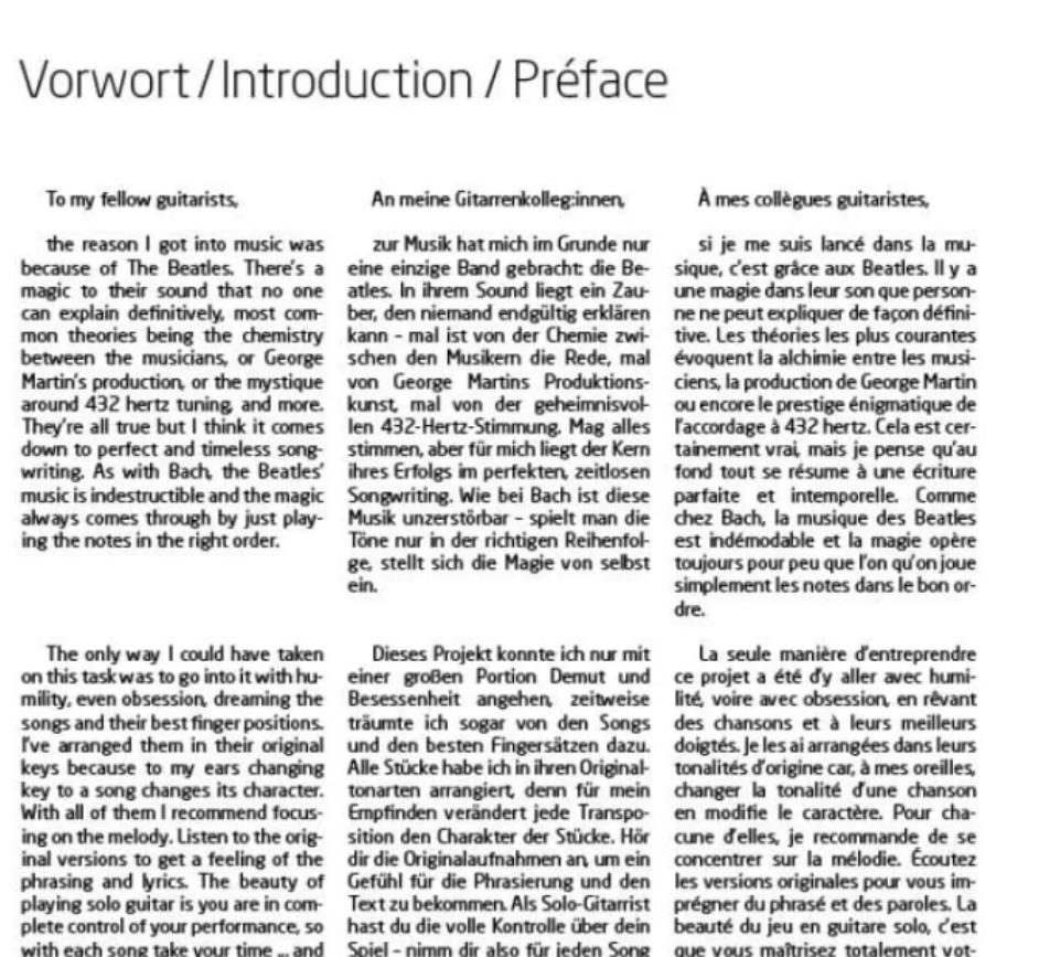 The Beatles Arranged For Guitar Book By Dominic Miller (14 Expressive Solos) - Back in Stock Late January