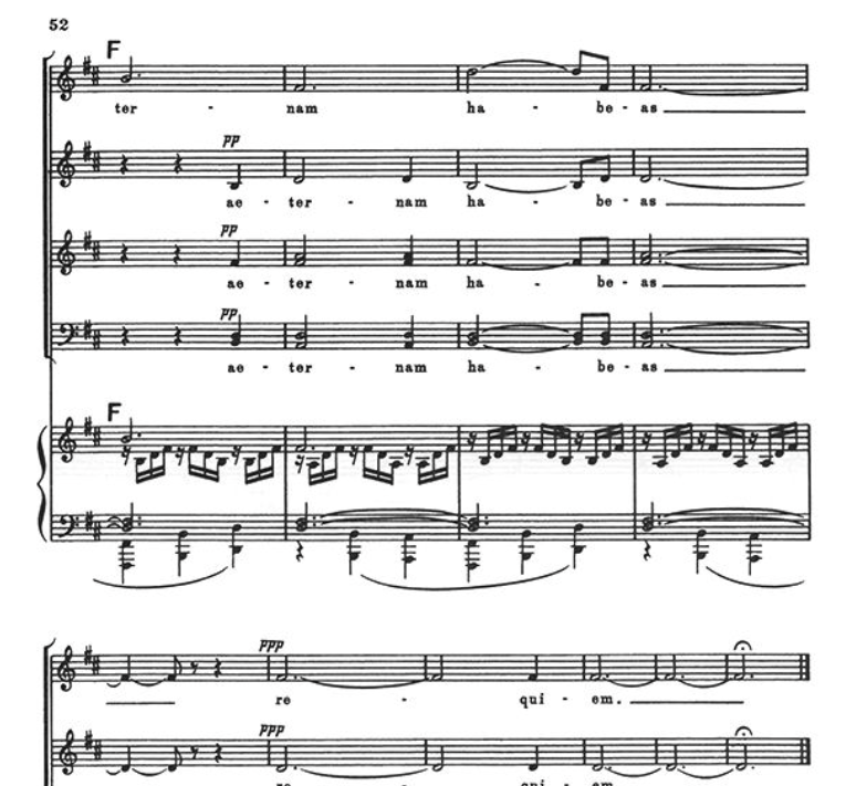 Gabriel Faure - Requiem Op 48 SATB Vocal Score Book