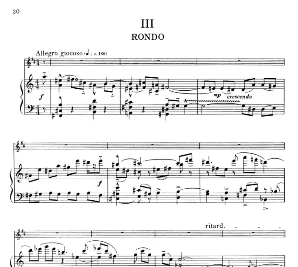 Gerald Finzi - Bb Clarinet Concerto Op 31 with Piano Accompaniment Book