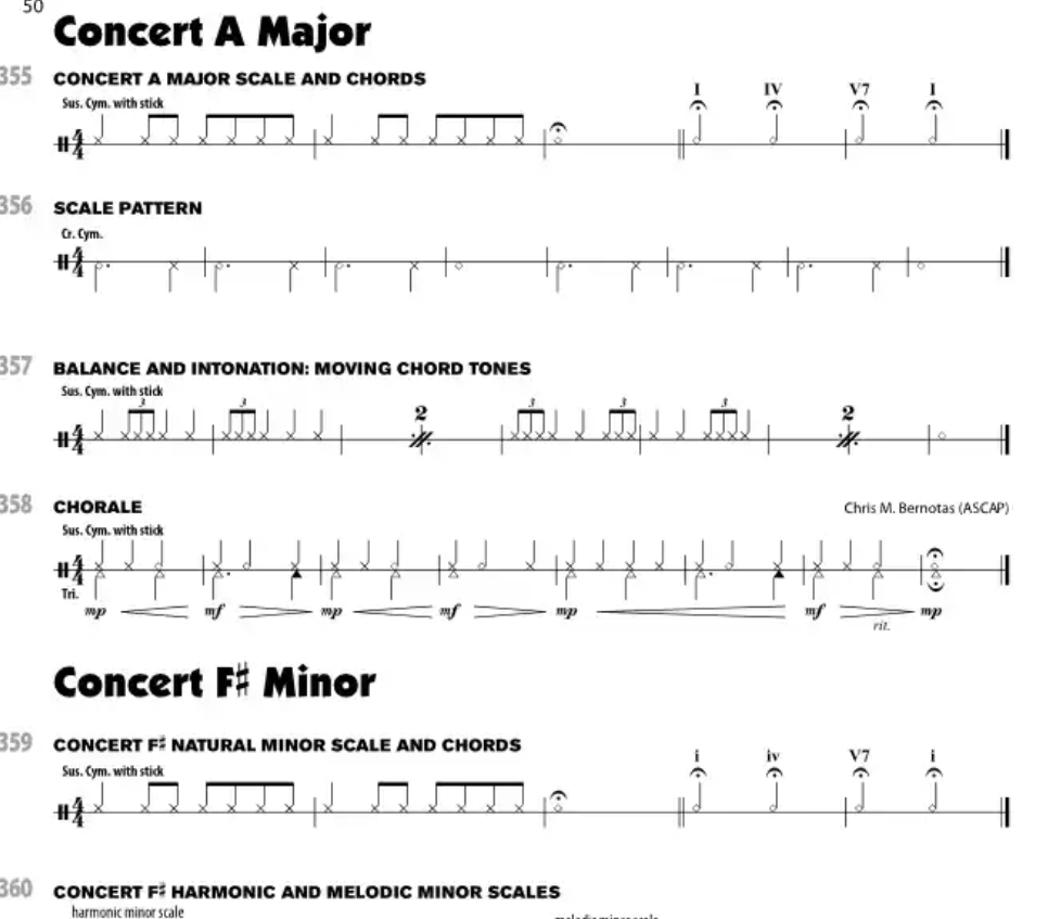 Sound Innovations - Ensemble Development Advanced Band Percussion 2 Book