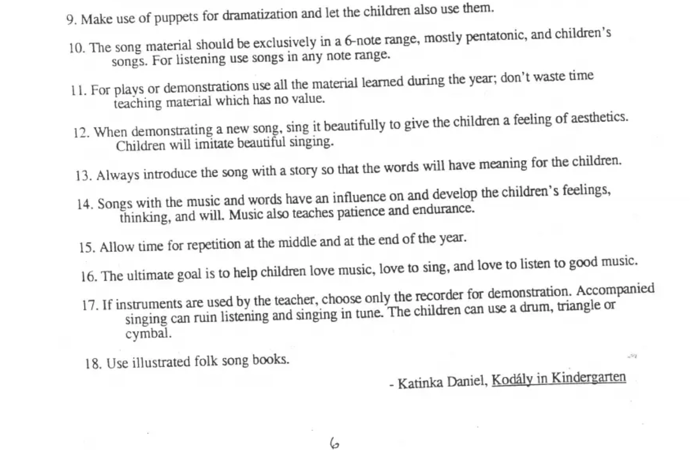 Kodaly In Kindergarten Textbook