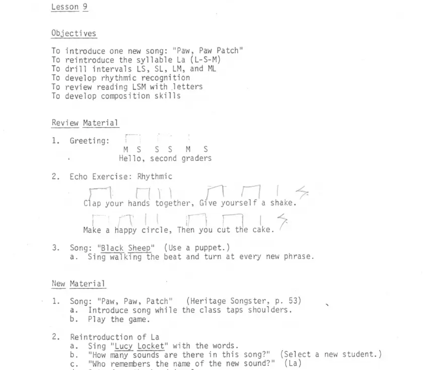 Kodaly In Kindergarten Textbook