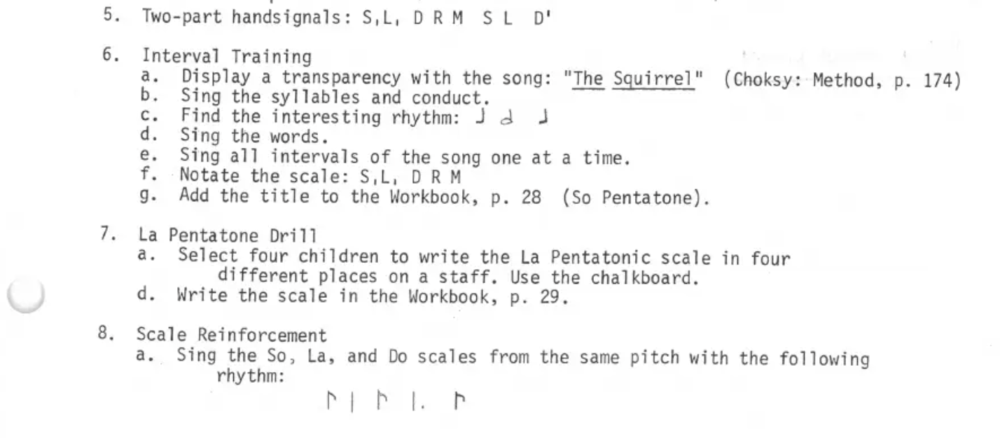 Kodaly In Kindergarten Textbook
