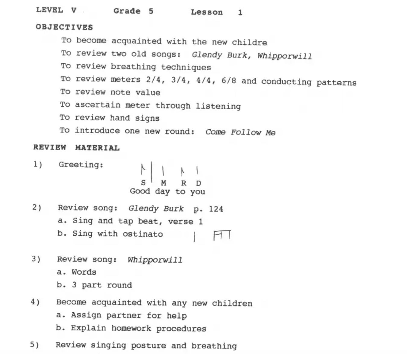 Kodaly In Kindergarten Textbook