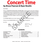 Tradition of Excellence: Concert Time - 12 Selections for Beginning & Young Band - Eb Baritone Saxophone Book