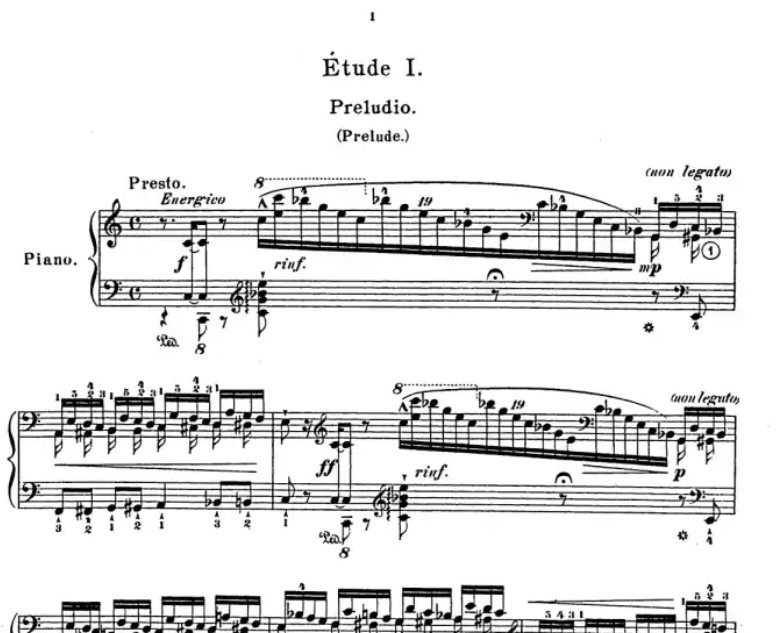 Franz Liszt- 12 Etudes for Piano Book