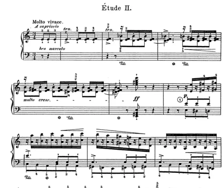 Franz Liszt- 12 Etudes for Piano Book