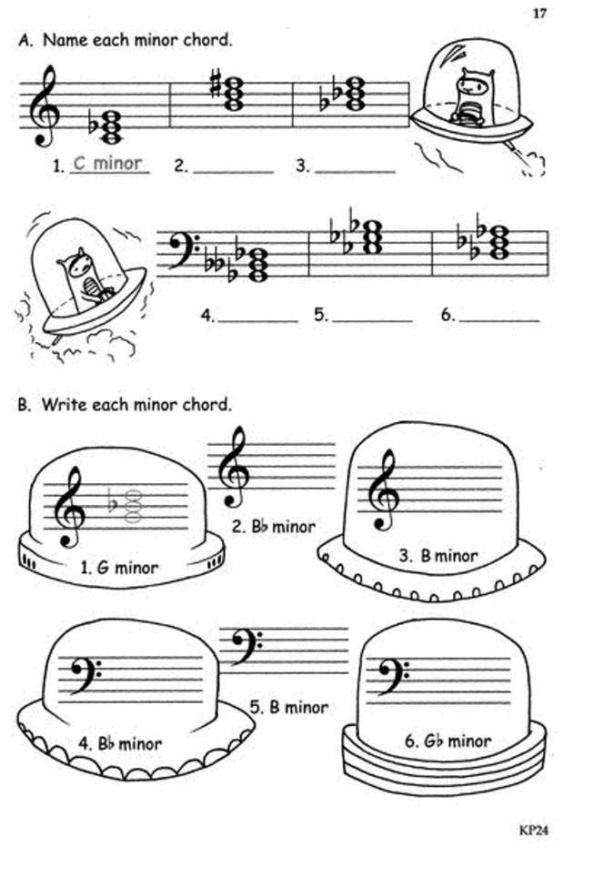 Bastien Theory Boosters - Minor Chords Book