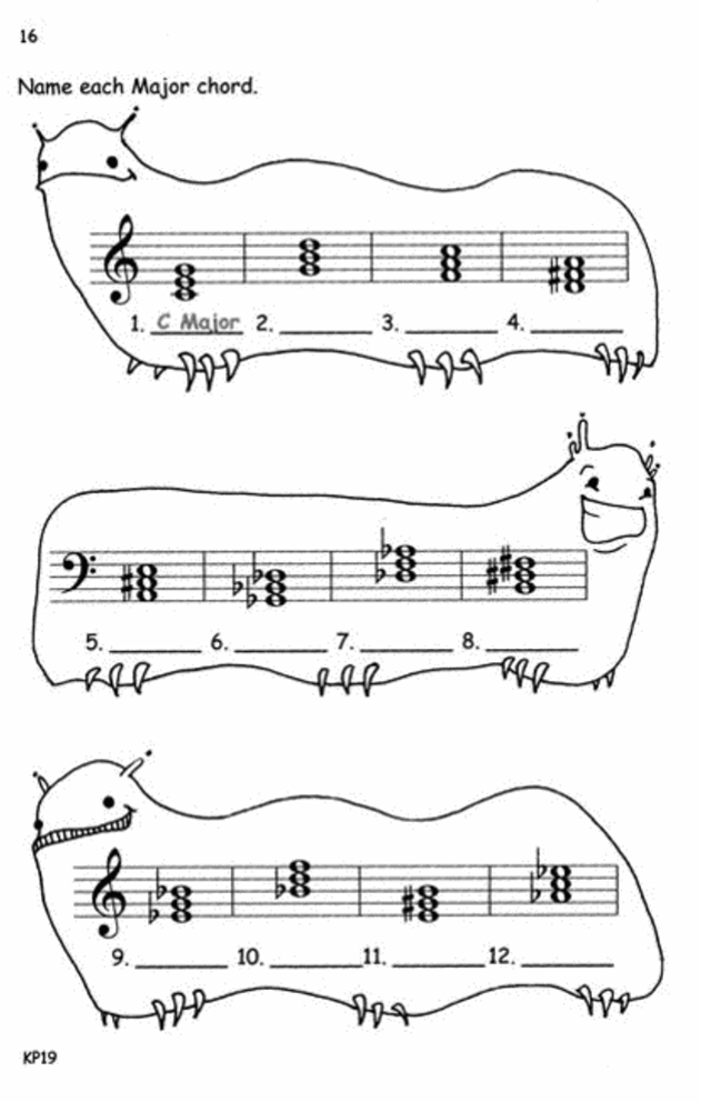 Bastien Theory Boosters - Major Chord Book