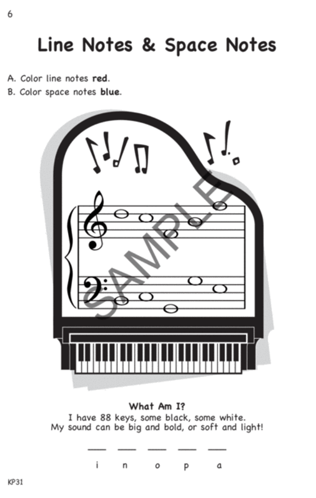 Bastien Theory Boosters - Beginning Music Notation Book