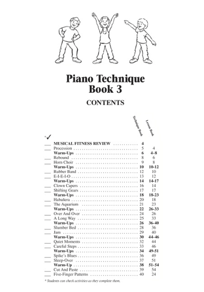 Hal Leonard Student Piano Library - Piano Technique Level 3 Book